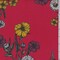 Red Daisy Floral Double Brushed Jersey Knit Fabric By the Yard